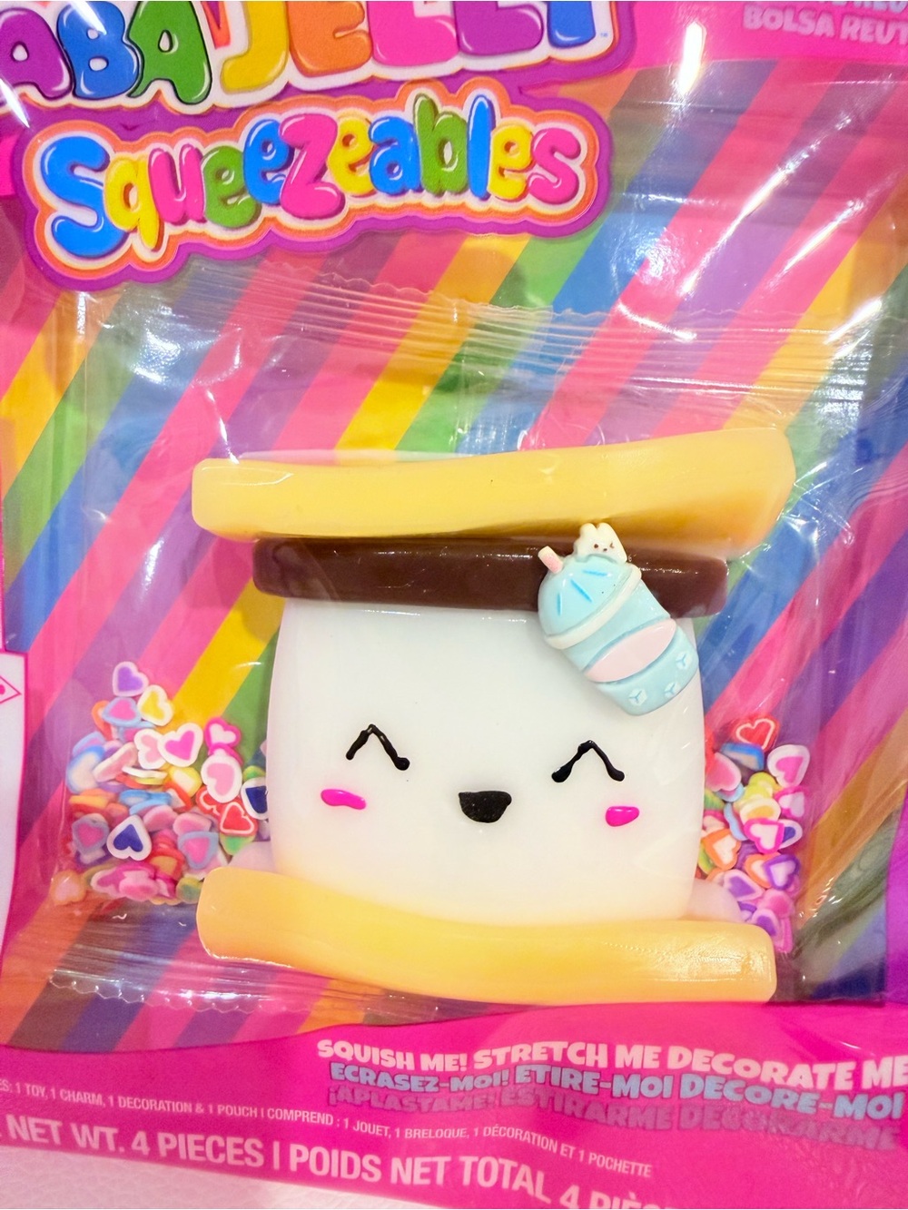 Squeezables Yellow & Squishy Dessert Toy